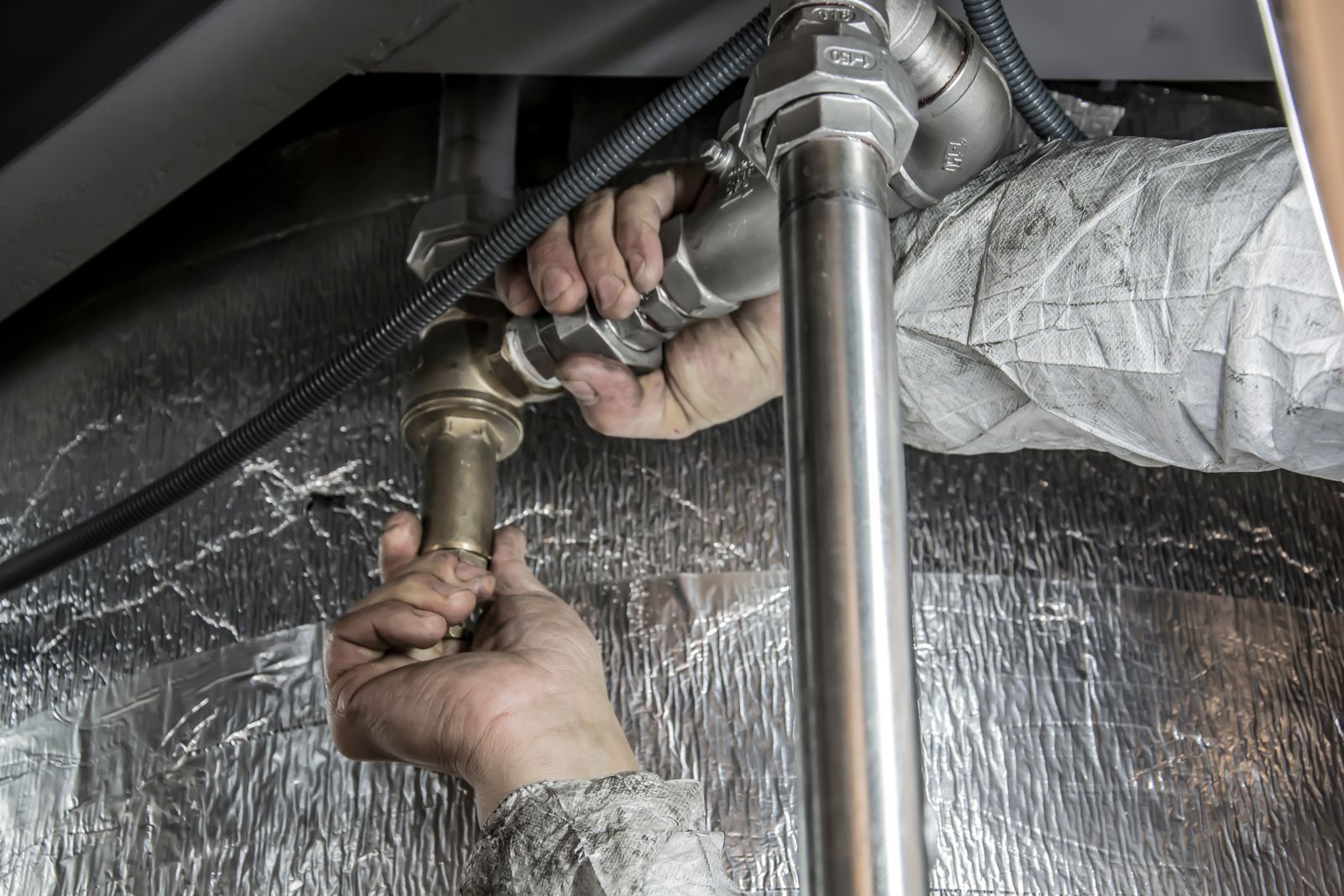 Ashvale Plumbing Co. at work
